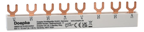 DOEPKE Phasenschiene 4ph 17,5mm 140mm Eurovario EV-S G 4.8.120 10qmm 120A