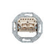 RUTENBECK Anschlussdose Cat3 2xRJ45 UAE 2x8(8) Up 0 Kanaleinb schräg