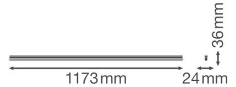 LEDVANCE LED-Lichtleiste 20W 3000K Konv LINEAR COMPACT LN COMP HO 1200 20 W 3000