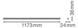 LEDVANCE LED-Lichtleiste 20W 4000K Konv LINEAR COMPACT LN COMP HO 1200 20 W 4000