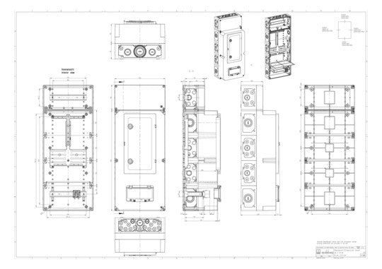 SPELSBERG Zählergehäuse Aufb IP20 Kst AKi-Z 511 KK 300x210x750mm