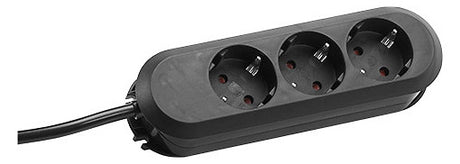 BACHMANN Steckdosenleiste 3f sw 1,5m 35° 387.170 IP20 1,5qmm