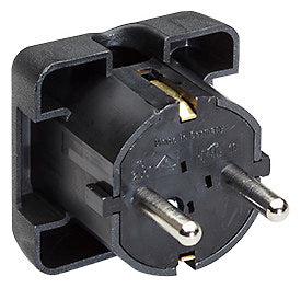 BACHMANN Schutzkontaktstecker 16A 250V 911.170 Kst IP20 sw rechtw