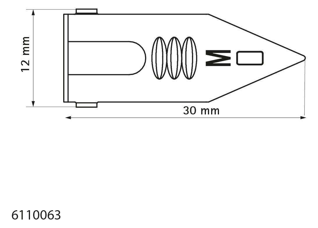 Walraven Einschlagdübel WPF ev 12x30 o. Schraube f. Gipskarton | 6110092