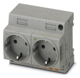 PHOENIX Steckdose REG 250V/AC 16A Typ_CF EO-CF/PT/LED/DUO m.KontrLeuchte 5TE