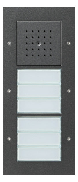 GIRA Türstationmodul AP anth 6RT modular Türko 126867 Bus m.Infoschild m.Abd