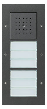 GIRA Türstationmodul AP anth 6RT modular Türko 126867 Bus m.Infoschild m.Abd