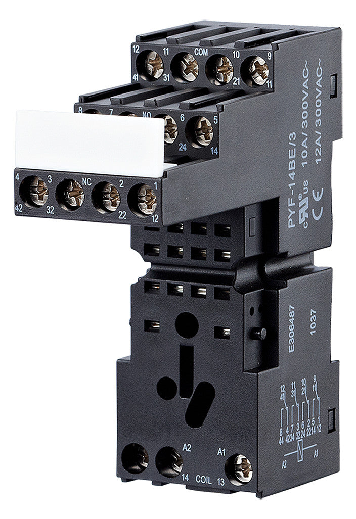 METZ CONNECT Relaissockel TS35 Schraub 110175 14Pins Ergänz.mögl 27x76x60,6mm