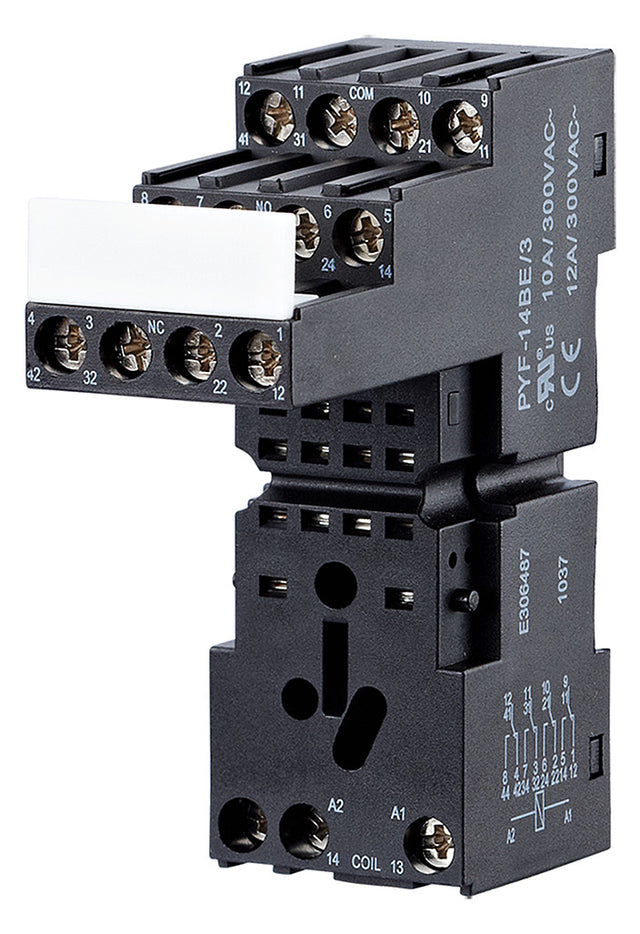 METZ CONNECT Relaissockel TS35 Schraub 110175 14Pins Ergänz.mögl 27x76x60,6mm