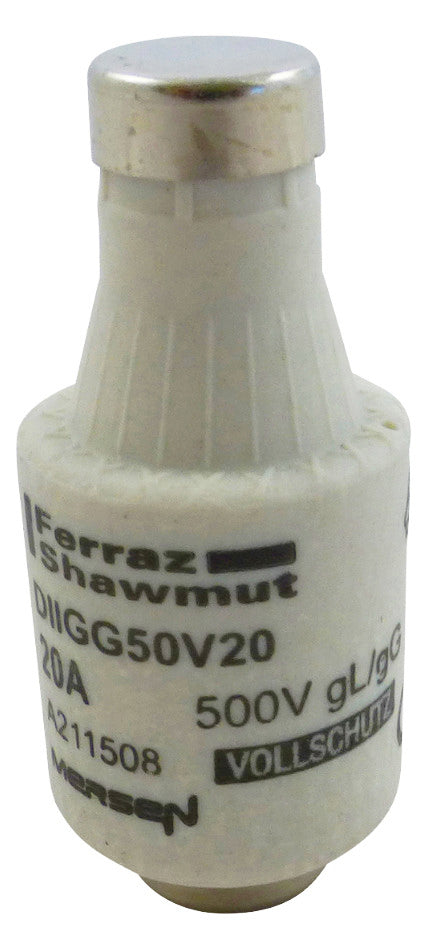MERSEN D-Sicherungseinsatz DII 20A MT bl DIIGG50V20 500V gG