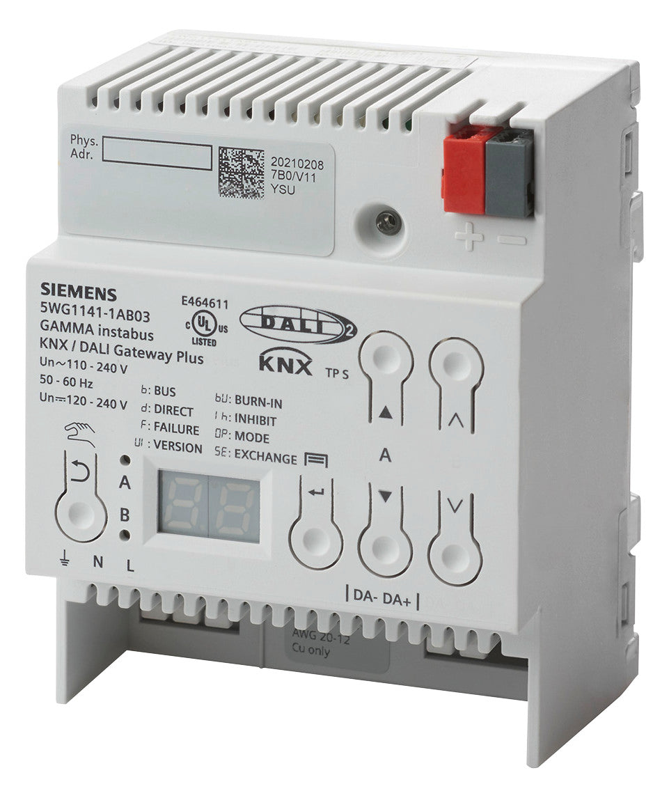 SIEMENS Schnittstelle DALI KNX REG 230V N 141/03 LED 4TE IP20