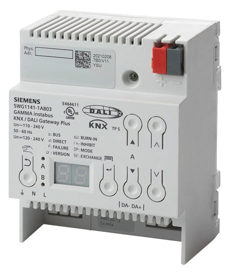 SIEMENS Schnittstelle DALI KNX REG 230V N 141/03 LED 4TE IP20