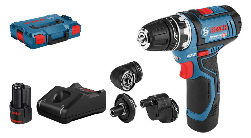 BOSCH-EW Akku-Bohrschrauber 12V 2Ah 30Nm Professional GSR 12V-15 FC  1-10mm