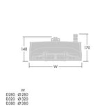 THORN LED-Hallenleuchte 85,6W 4000K Konv HIPAK G4 S LED15000-840 WB HF QC5 15000l
