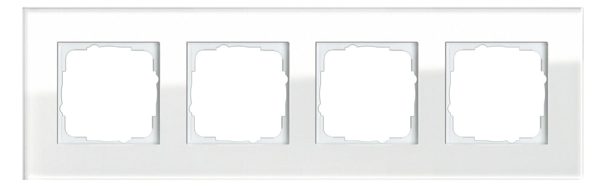 GIRA Rahmen 4f ws glas Esprit 021412