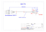 BACHMANN Netzanschlussleitung 3m 3x1qmm 320.175 16A sw IP20 Aderendh 0-70°C
