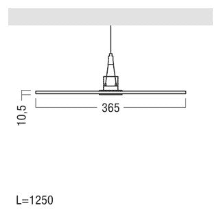 ZUMTOBEL LED-Pendelleuchte 1LED 4000K VAERO 5000-840 LDE WH 5050lm Konv sym