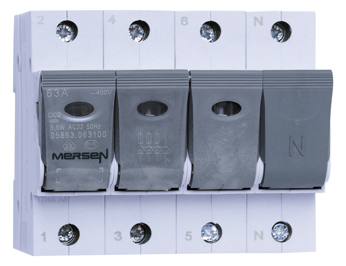 MERSEN D0-Lasttrennschalter D02 3p 400V 05863.063100 63A