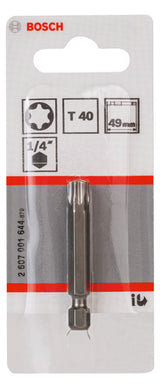 BOSCH-EW Bit TX40 L=49mm 6,4mm(1/4) 2607001644