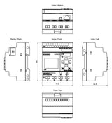 SIEMENS SPS-Steuerung modular 115-240VUC LOGO! 6ED1052-1FB08-0BA2 4RelAusg