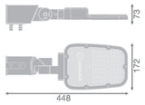 LEDVANCE LED-Aufsatzleuchte 45W 60mm gr SL AREA SPD SM V 45W 740 RV20ST GY 4000K