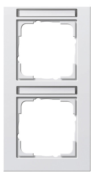 GIRA Rahmen 2f rws glz vert BSF Kst E2 110229