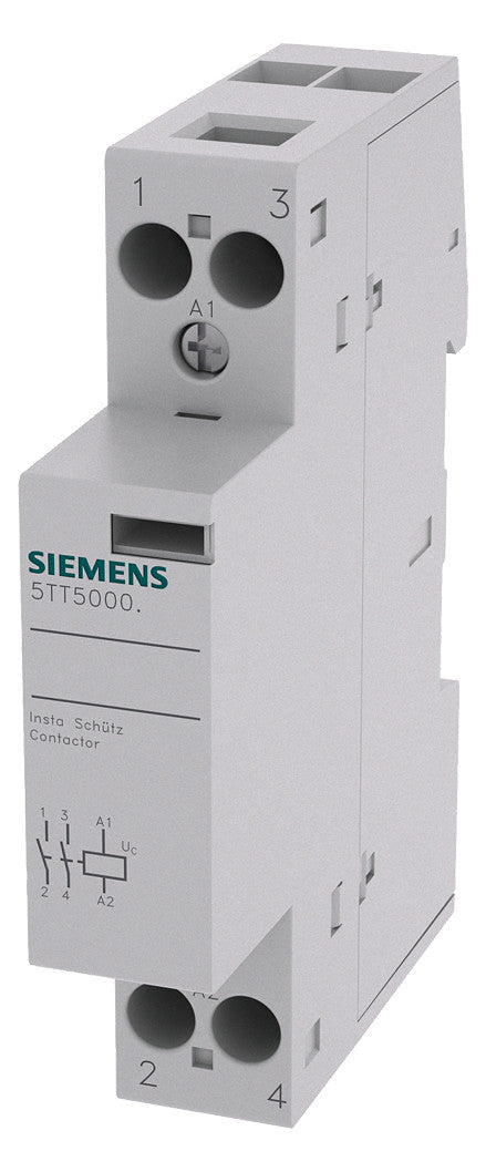 SIEMENS Installationsschütz 20A 24V/UC 5TT5000-2 230V/AC 2S 1TE