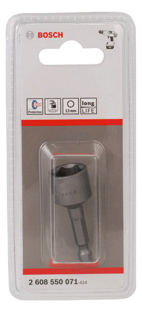 BOSCH-EW Steckschlüsseleinsatz SW13mm 2608550071 6,4mm(1/4)
