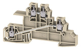 WEIDMÜLLER Installationsklemme 24A 3pot WDL 2.5/S/L/L 0,5-4qmm bg Schraub
