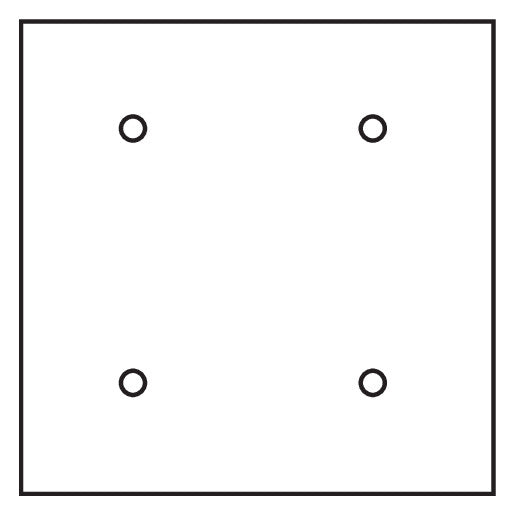 SIEDLE Lichtmodul 99x99x35mm LEDM 600-0
