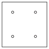SIEDLE Lichtmodul 99x99x35mm LEDM 600-0