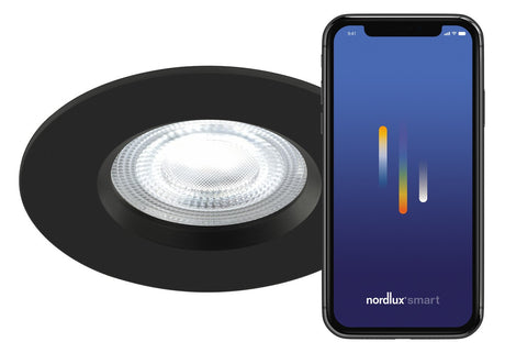 NORDLUX LED-Einbaustrahler 4,7W Konv sw 2210500003 1LED 2200-6500K ws 320lm sw