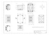 SPELSBERG Klemmenkasten 4qmm 5f Kst AP RKKi 4/05-5x4² 65x94x65mm AnbMögl IP66