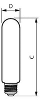 PHILIPS-LM LED-Röhrenlampe E27 17W 3000K TForce Core LED road 17W 730 E27 MV ws