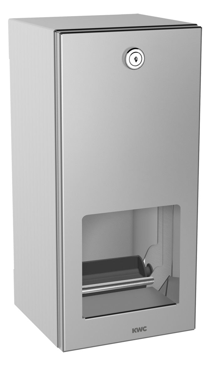 Franke RODAN WC-Doppelrollenhalter RODX672 AP-Montage, mit Schloss, edelstahl matt | 2000090072