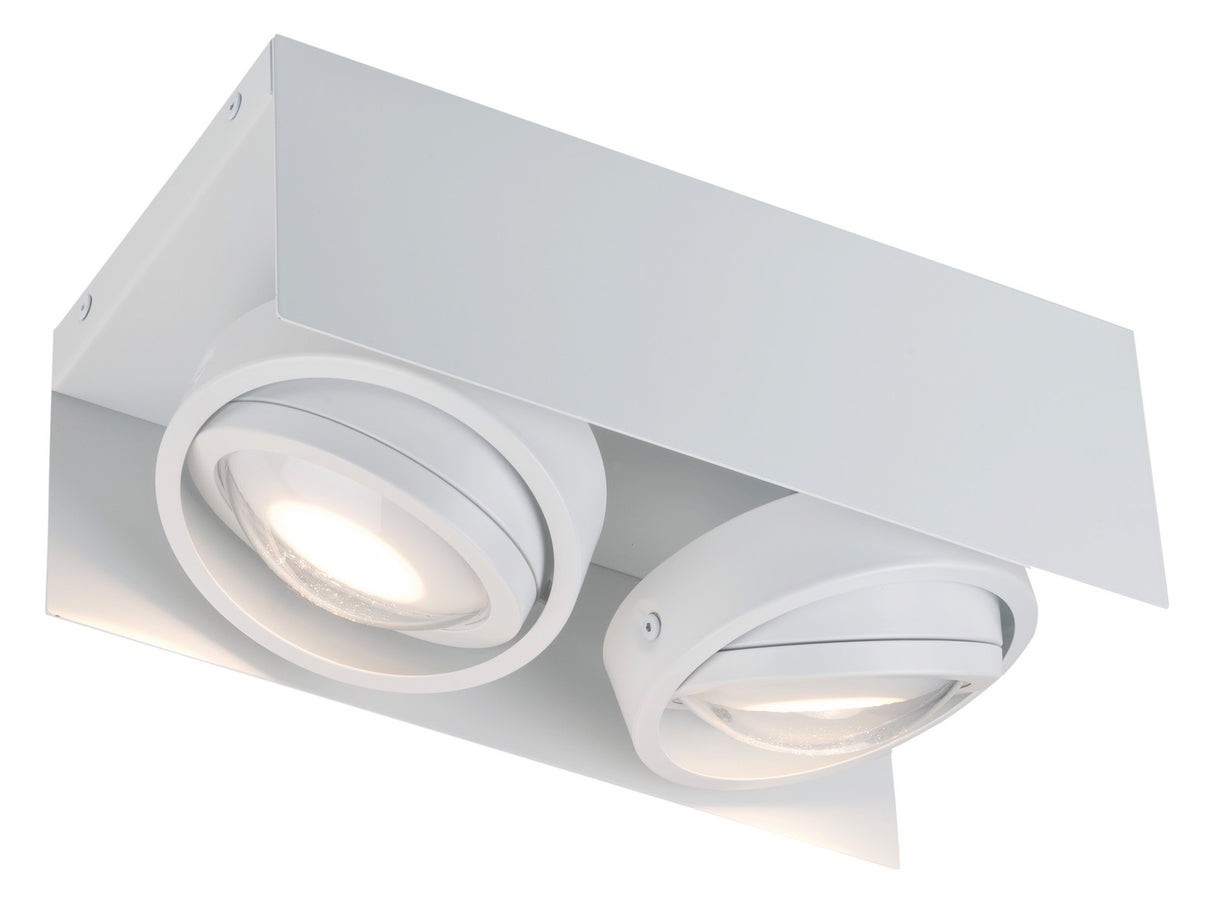 MEGATRON LED-Anbauleuchte 2x7W 2700K ws Cardano MT67034 940lm