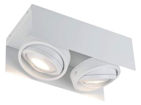 MEGATRON LED-Anbauleuchte 2x7W 2700K ws Cardano MT67034 940lm
