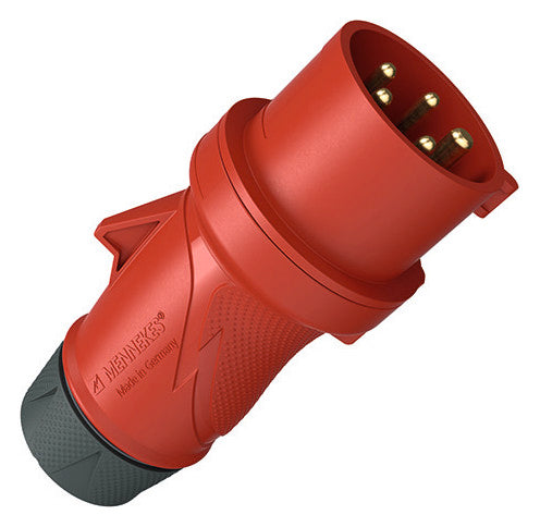 MENNEKES CEE-Stecker 5p 32A IP54 400V/rt PowerTOP Xtra 13523 6h schraubl.Kl Kst
