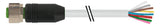 MURR Sensor-Aktorkabel 8p 10m M12 Female 7000-17041-2921000 ger fr.Ende PUR
