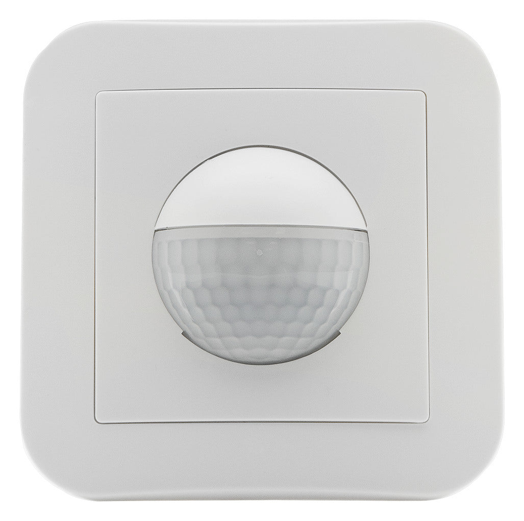BEG Präsenzmeldersensor UP 180° ws IP20 Indoor 180-R-11-48V-3A mit Rahmen