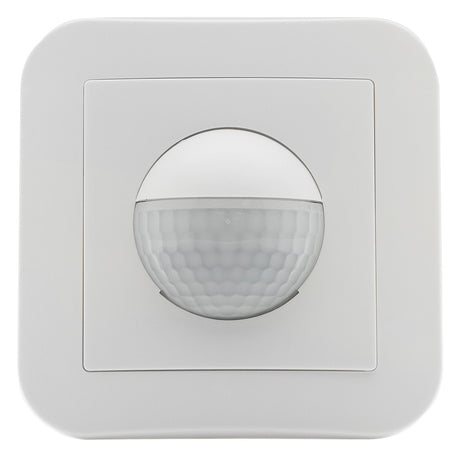 BEG Präsenzmeldersensor UP 180° ws IP20 Indoor 180-R-11-48V-3A mit Rahmen