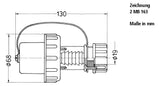 MENNEKES Schutzkontaktstecker 16A 230V 10828 Kst IP68 bl ger