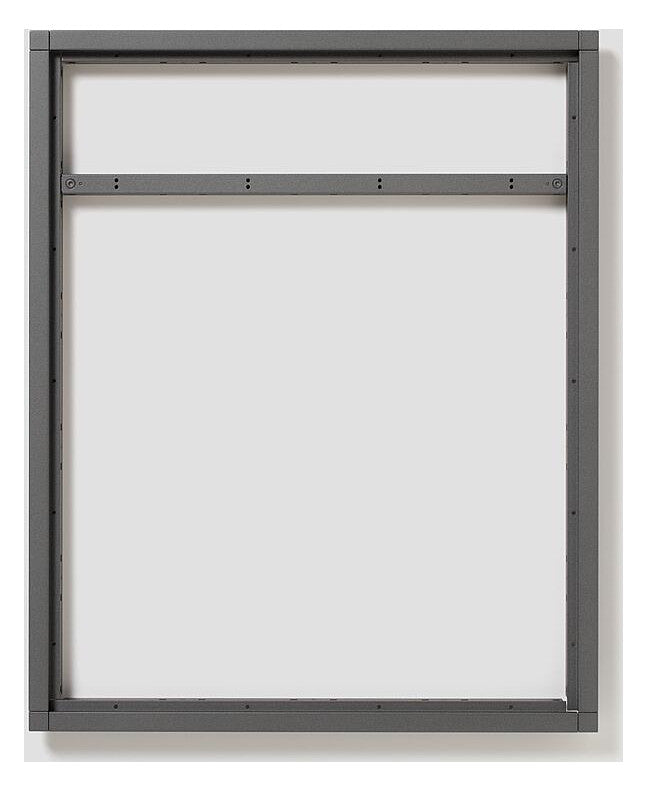 SIEDLE Rahmen-Türstation 20f UP gr alu KR 611-5/4-0 DG 531x431x38mm