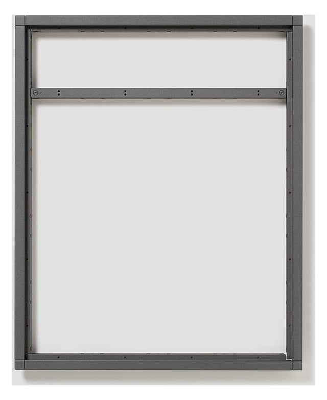 SIEDLE Rahmen-Türstation 20f UP gr alu KR 611-5/4-0 DG 531x431x38mm