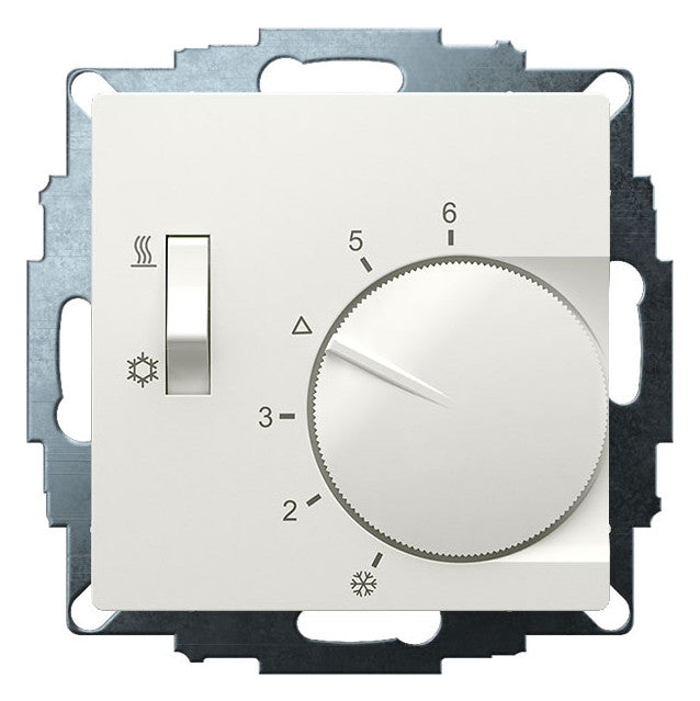 EBERLE Raumthermostat 230V 10A Wechsler UTE 1770-RAL9010-G-55 IP20 Bimetall