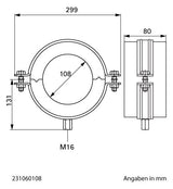 Walraven Kälteschelle BISOFIX MW DSD: 60mm - Gewinde: M16 - 108mm | 231060108