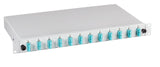 Spleißbox SC 62,5/125µ OM1 ausziehbar 24 Pigtails abgesetzt/12 Kuppl. Stück