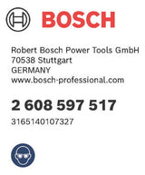 BOSCH-EW Blechschälbohrer  5-31mm 2Schn 2608597517