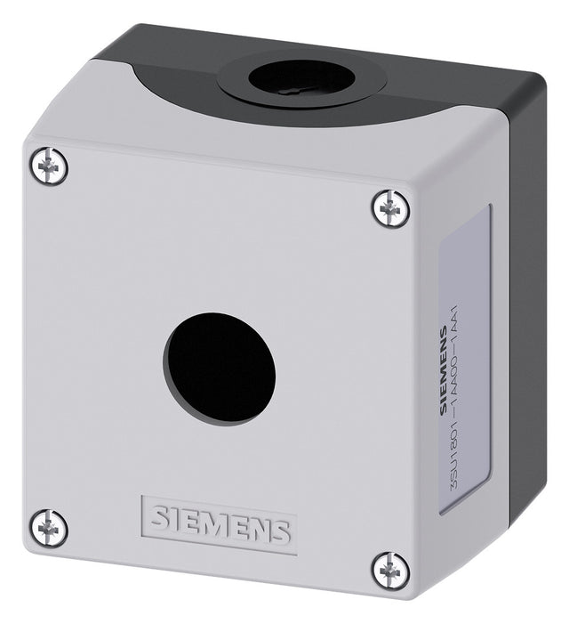 SIEMENS Aufbaugehäuse Kst  22mm IP68 3SU1801-1AA00-1AA1 85x85x67,8mm