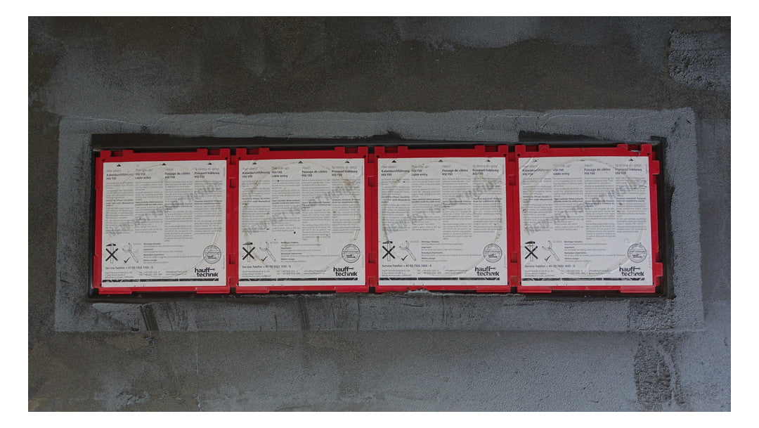 Hauff Doppel-Dichtpackung HSI150 1x1 K2 AF/400 zum Einbetonieren | 2102070016